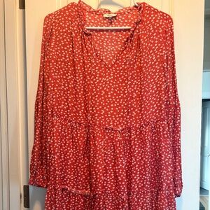 Rails tierd dress in pink floral